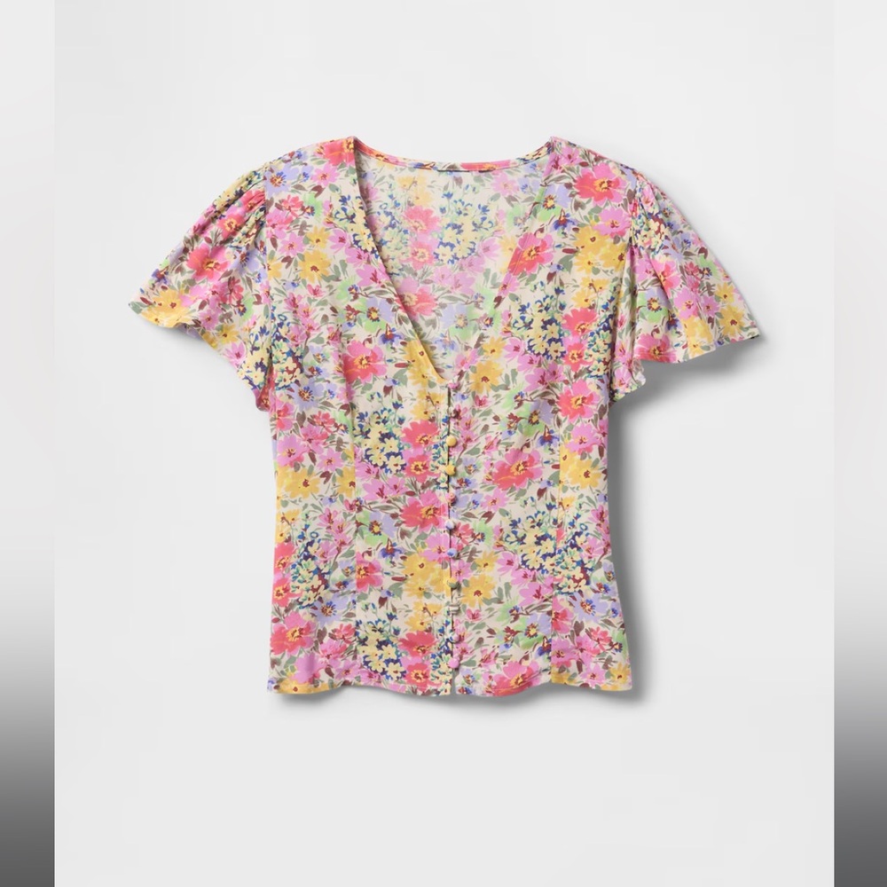 GAP Floral Blouse